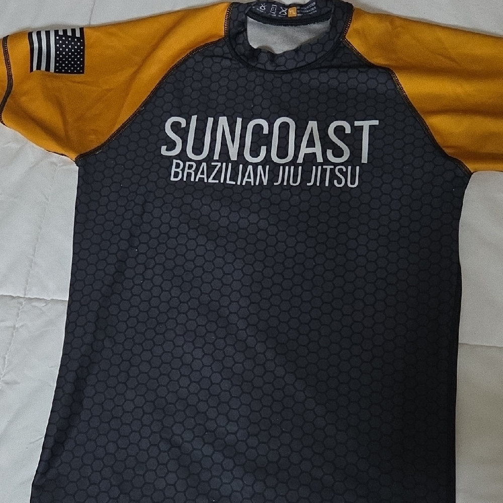 Kids Jiu Jitsu Shirt - Gray and Orange
